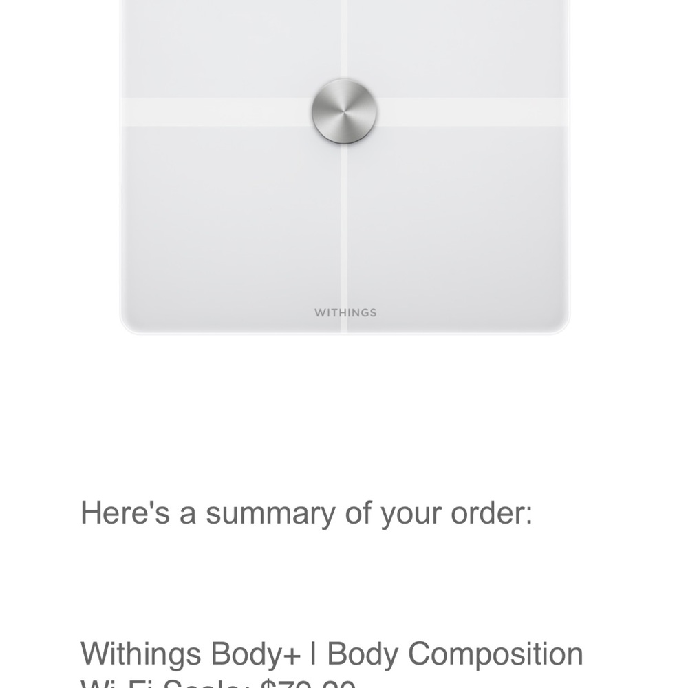 Body+ Wi-Fi Scale - White